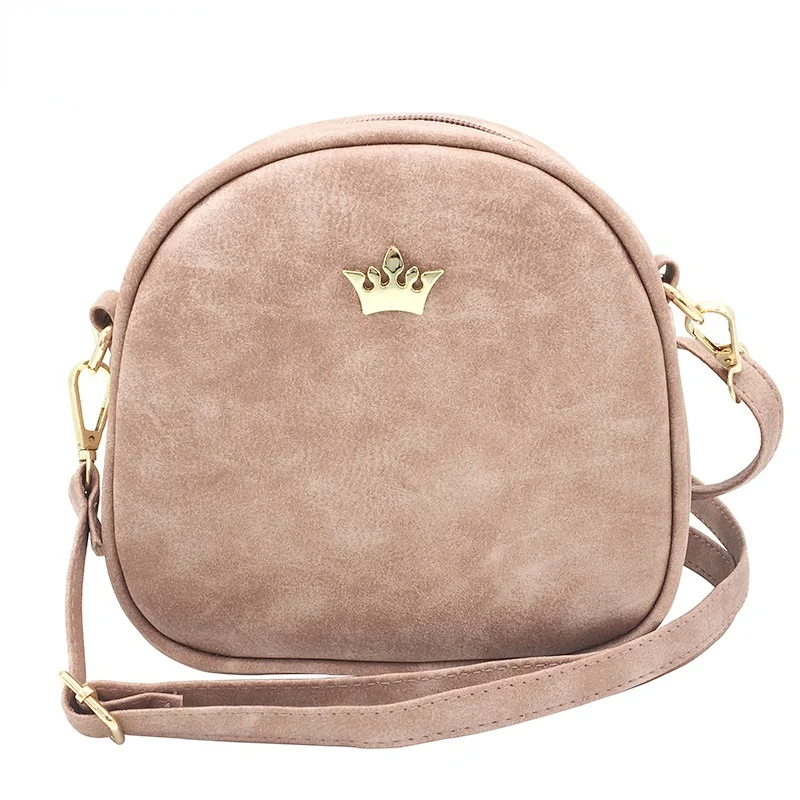 

2022 Fashion Women Messenger PU Leather ShoulderLady Crossbody Mini Female Crown Evening Bags Mini Bag Purse Coin Purse