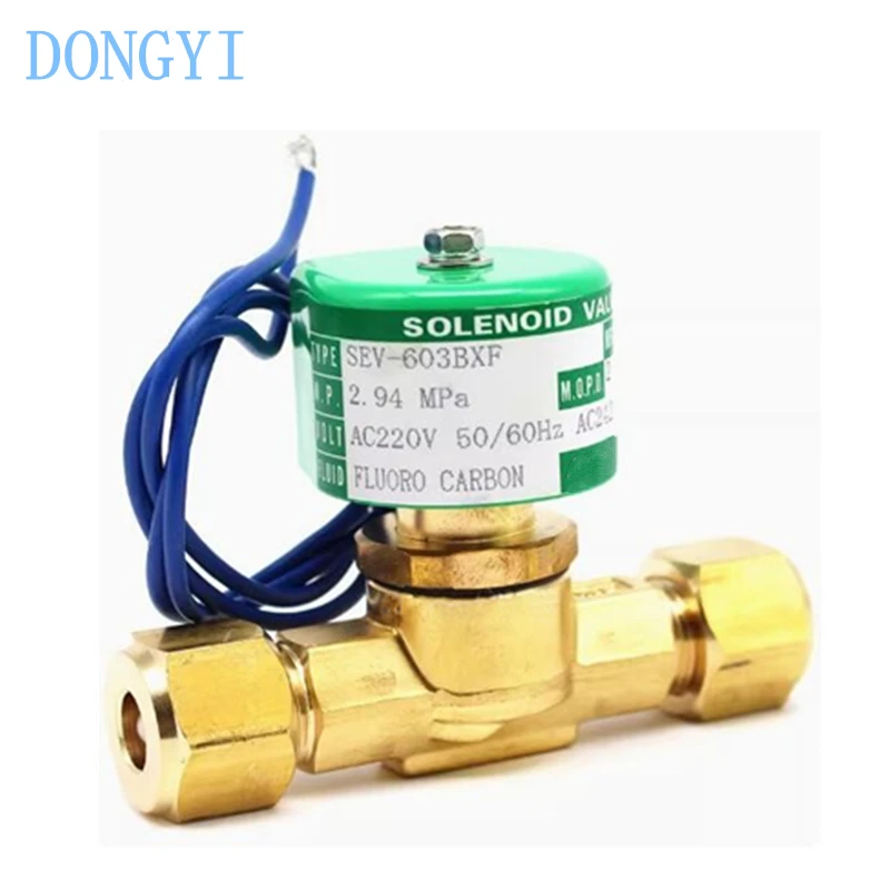 الملف اللولبي صمام تكييف الهواء المبردات SEV SEV-1004BYE SEV-1004DYF SEV-1205BYE SEV-1205DYF SEV-1506DYF AC220V
