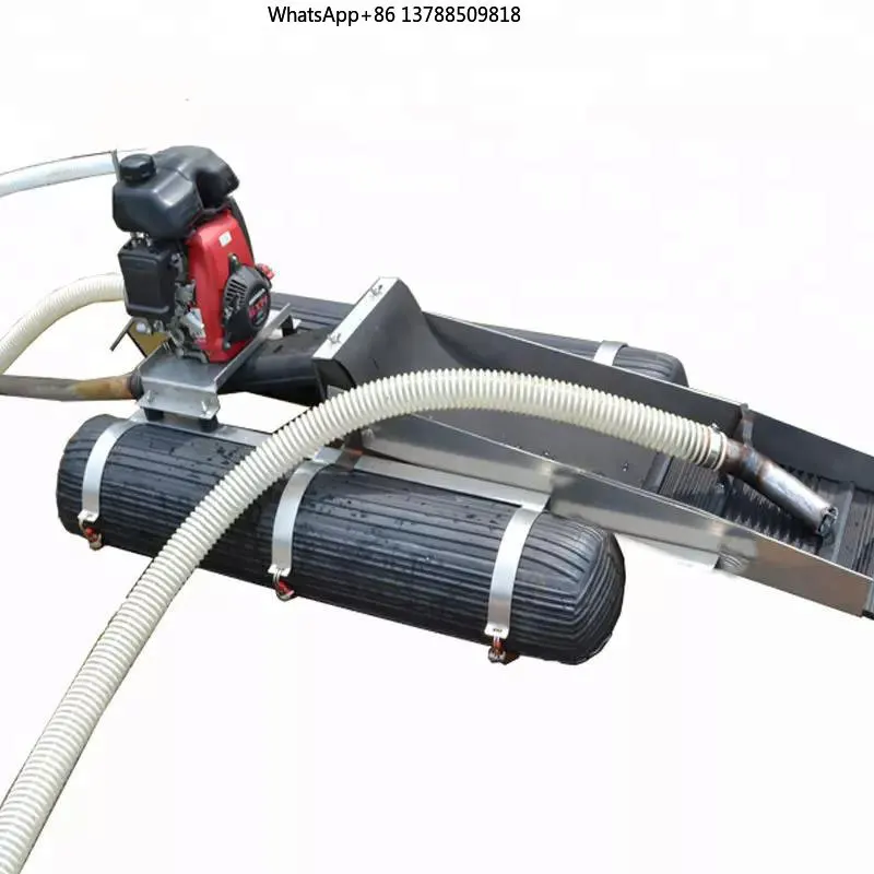 Portable Gold Dredge Suction Washing Plant Gold Dredge Boat River Small Gold Dredging Mining Machine