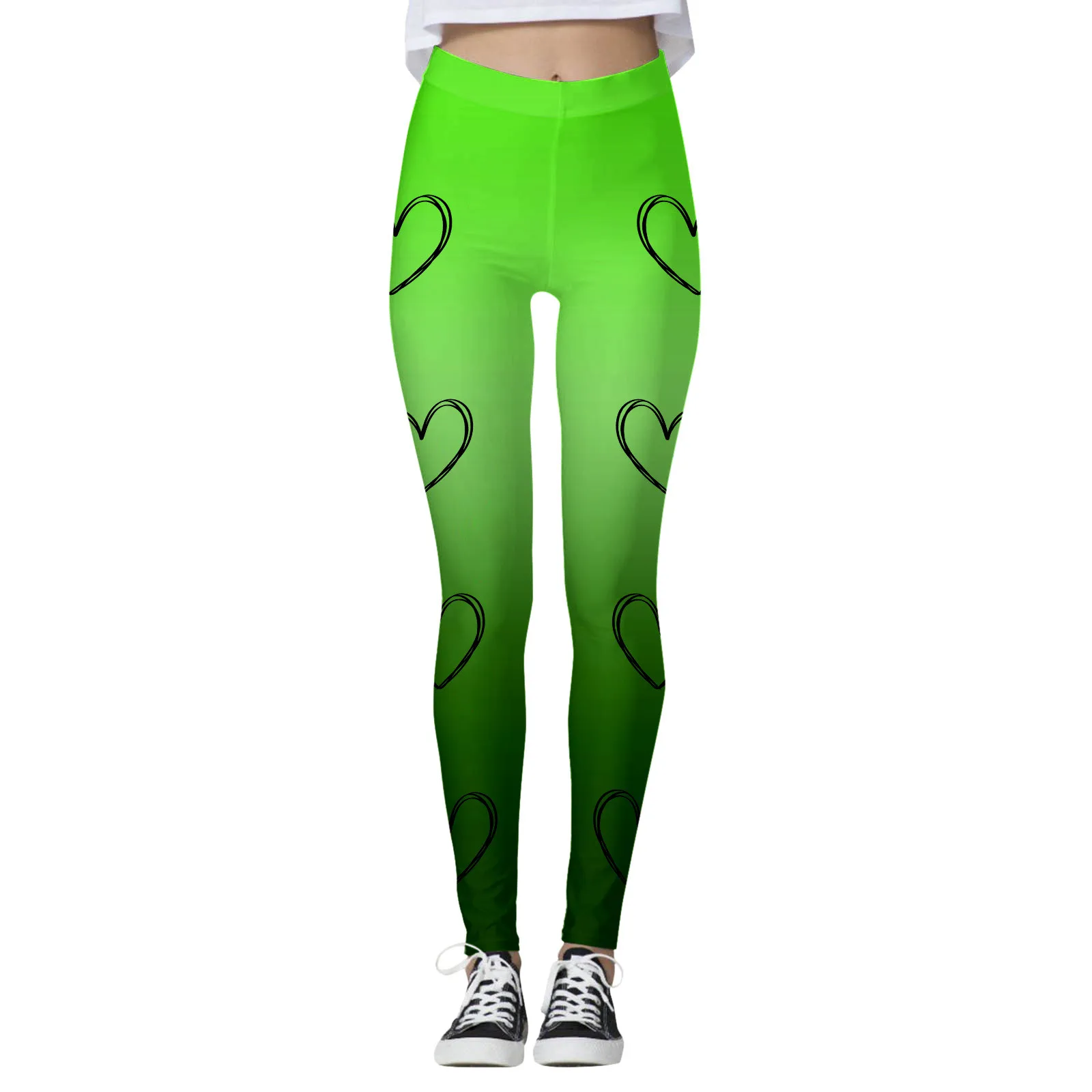 Love St Patricks Dag Print Sport Leggings Vrouwen Push Up Sexy Legging Broek Yoga Gym Workout Panty Meisjes Outdoor Pantalones