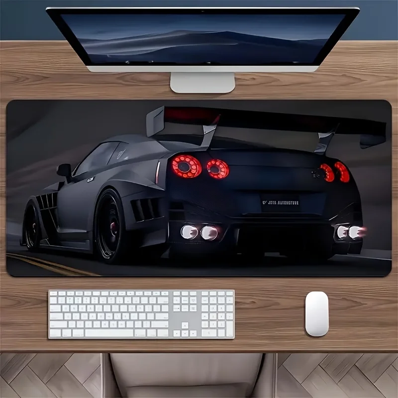Sports car Widebody Extra Large Gaming Mouse Pad Non-Slip Rubber Desk Mat for Gamers
