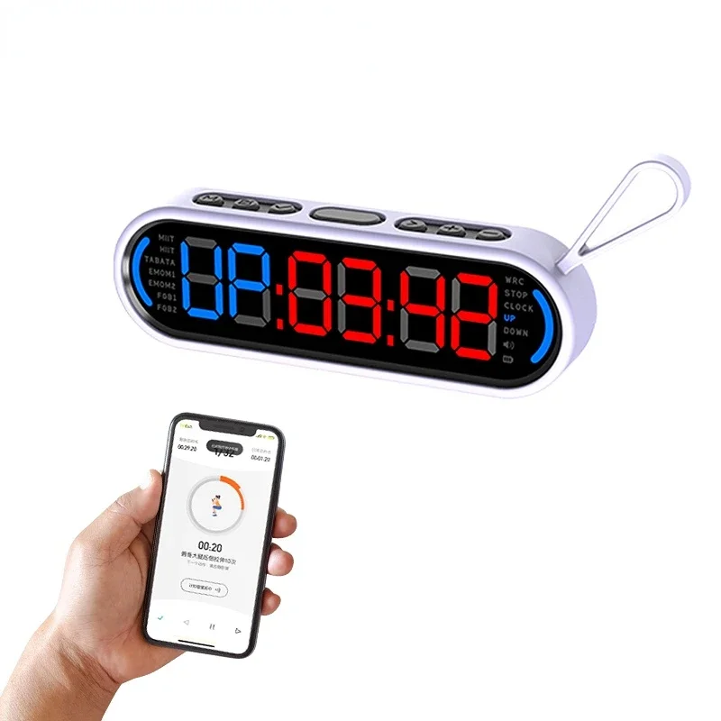 Portable Fitness Wall Clock Led Smart Gym Timer