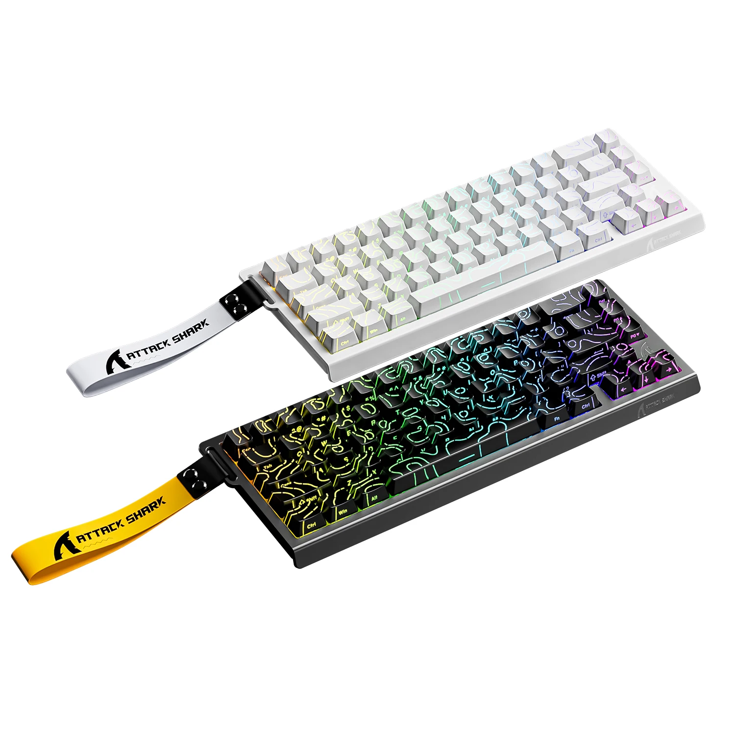 ATTACK SHARK X68HE X68Pro He Magnetic Mechanical Keyboard for Pro Gaming 0.01mm Rapid Trigg 8000Hz SOCD/Rs 0.125ms 128K Rate