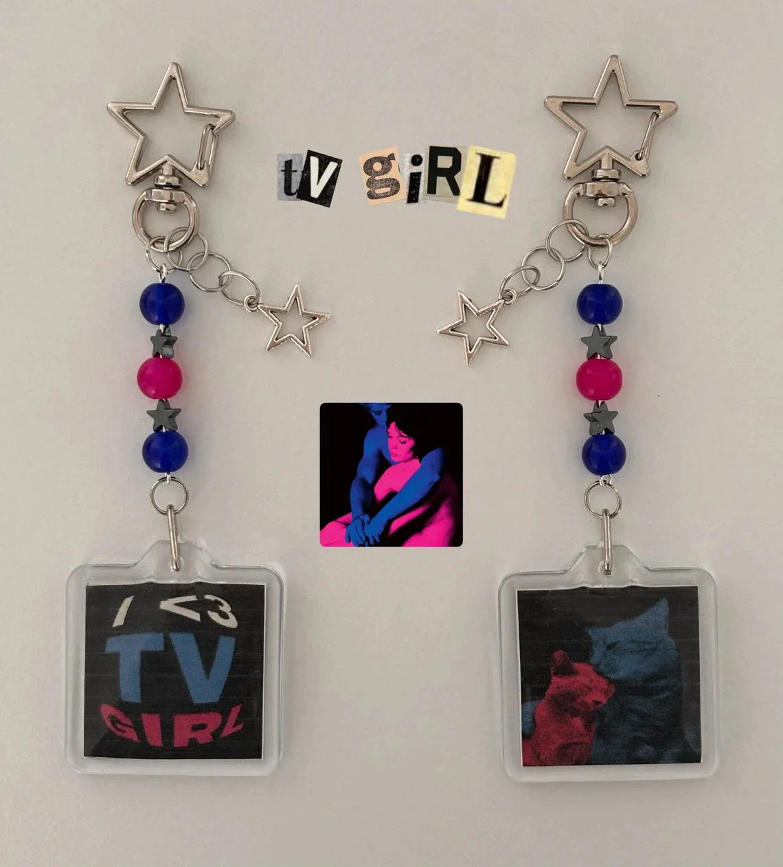 TV girl keychains