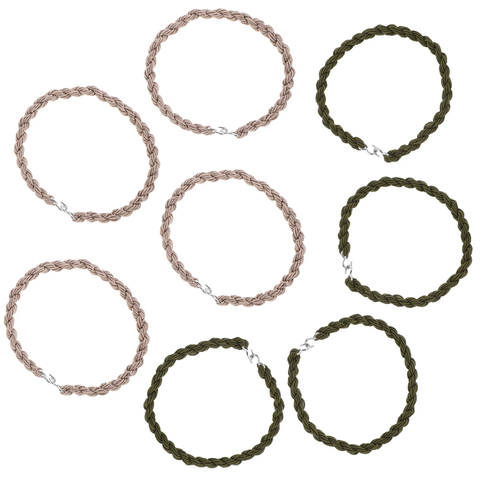 Accessoires de Camping, sangles de bottes réglables, Leggings, cordes, pantalons, bandes élastiques pour pantalons d'extérieur, 8 pièces