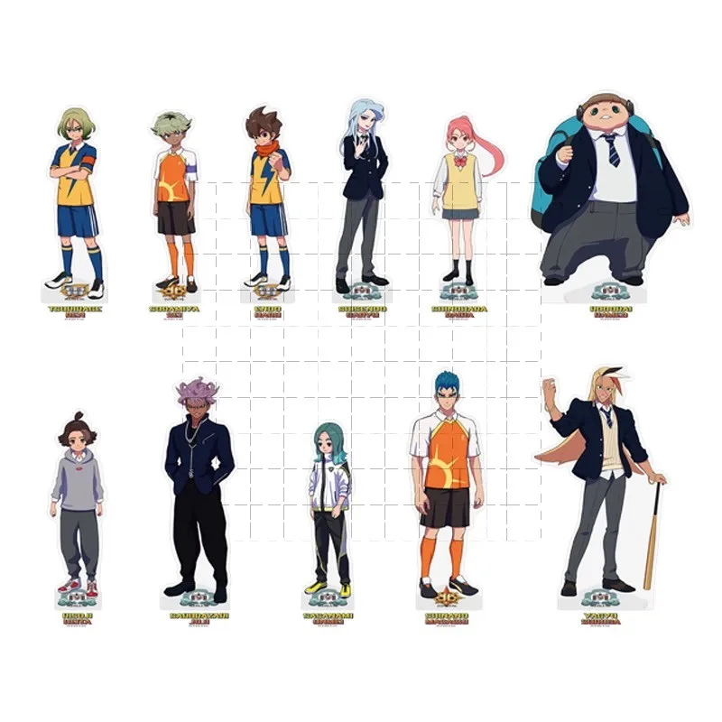 Figura de Acrílico del Anime INAZUMA ELEVEN 11, Muñeco de Endo Mamoru, Ichirota Kazemaru, Shuya Goenji, Modelo de Juguete de Cosplay para Regalo