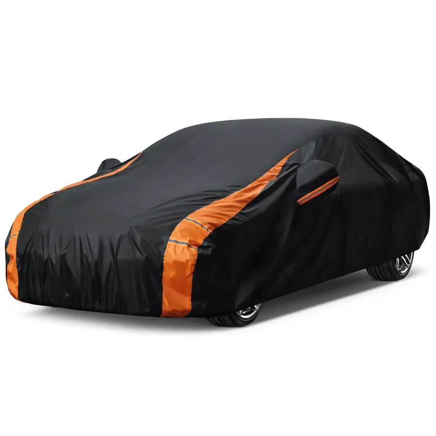 

Full Exterior Sedan Waterproof Car Cover All Weather, Waterproof,UV Resistant, Dustproof, and Snowproof Fit Toyota Camry,Tesla M