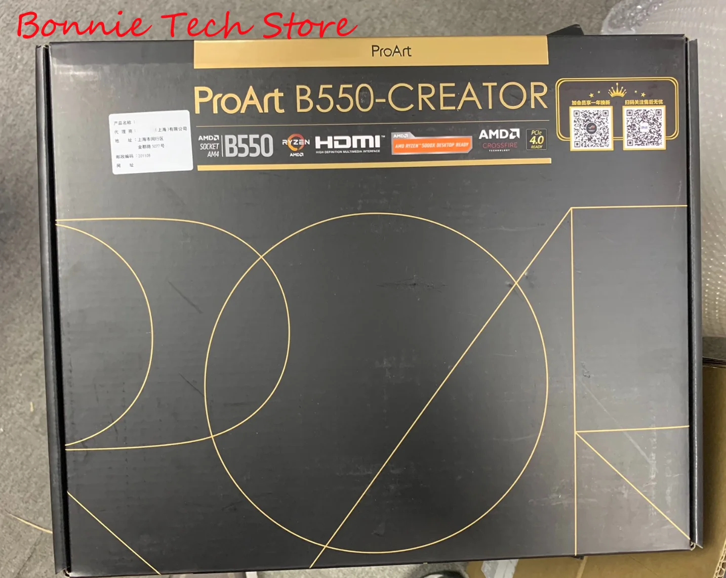 ProArt B550-CREATOR ,B550 Ryzen AM4 ATX Motherboard of Content Creator, Supporting PCIe 4.0 and Dual Thunderbolt 4 Type-C