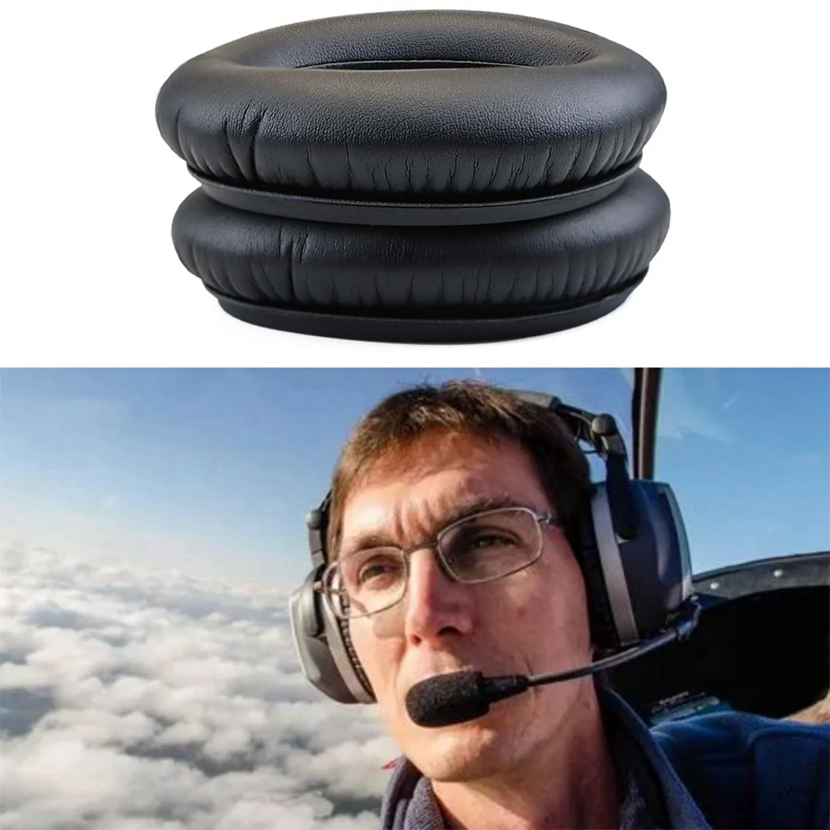 

FC-[IANC-AB01] For Lightspeed Zulu/Sierra/Zulu Pfx Aviation Aviation Pilot Multifunctional Convenient Earmuffs,4 Pcs