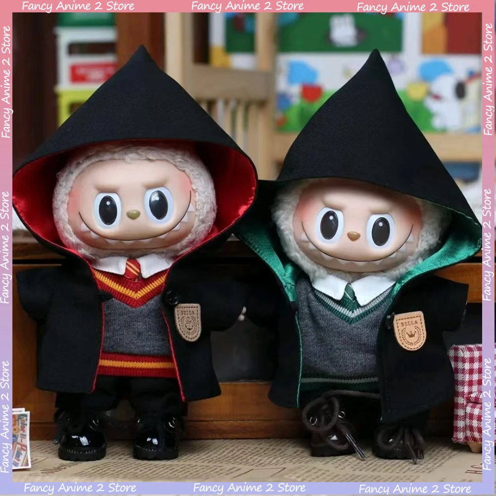 

Одежда в студенческом стиле для куклы Labubu, одежда для школы волшебного костюма, милый плащ, униформа, одежда для куклы, модные аксессуары, подарок