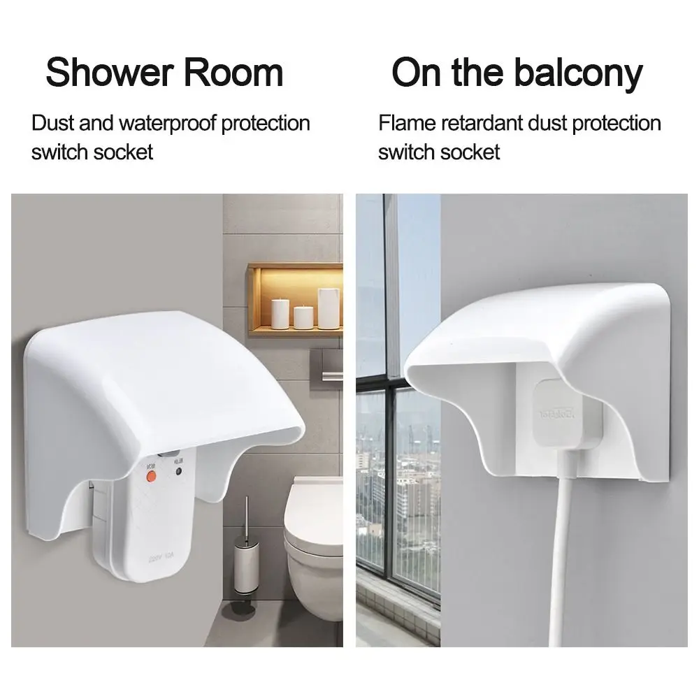Outlet Supplies 86 Type Switch Protective Cover Electric Plug Rainproof Cover Protection  Outdoor  Waterproof Box