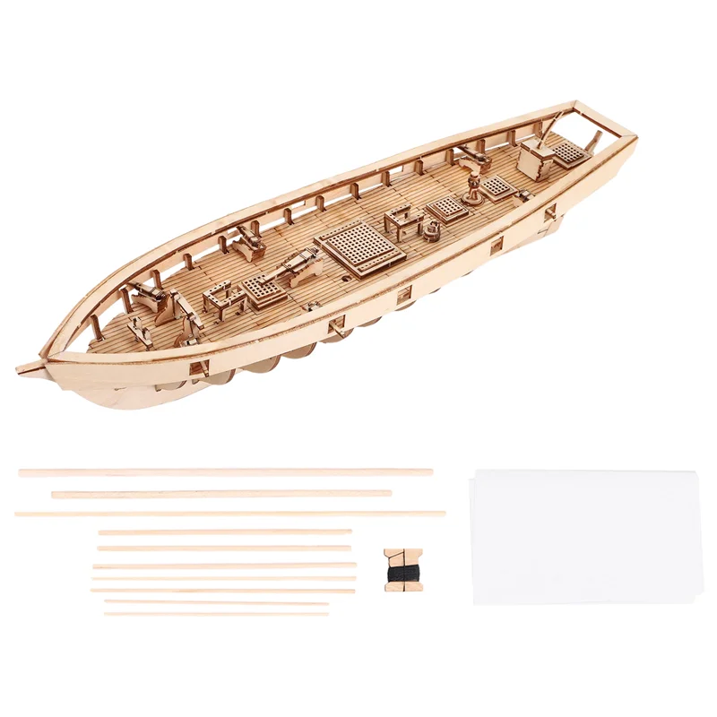 ABUM-DIY Ship Assembly Model Kits 1/100 Classical Ship Models Sailing Boats Scale Model Decoration Boat  For Kids Adults