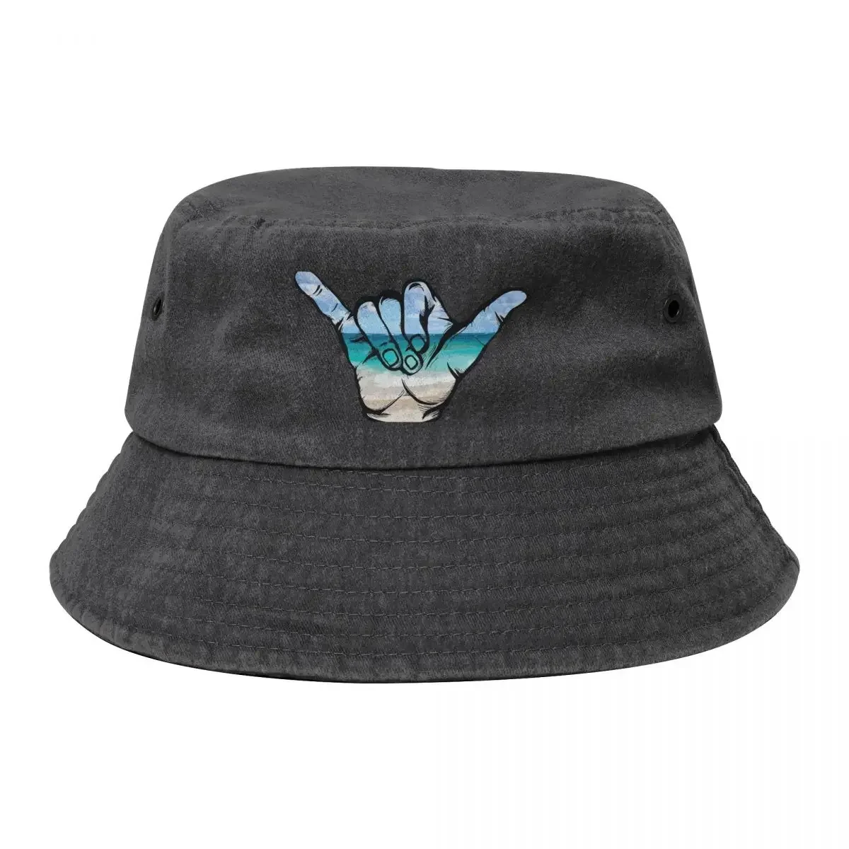 SHAKA HAWAII HANG LOOSE Bucket Hat beach hat Custom Cap Men's Women's