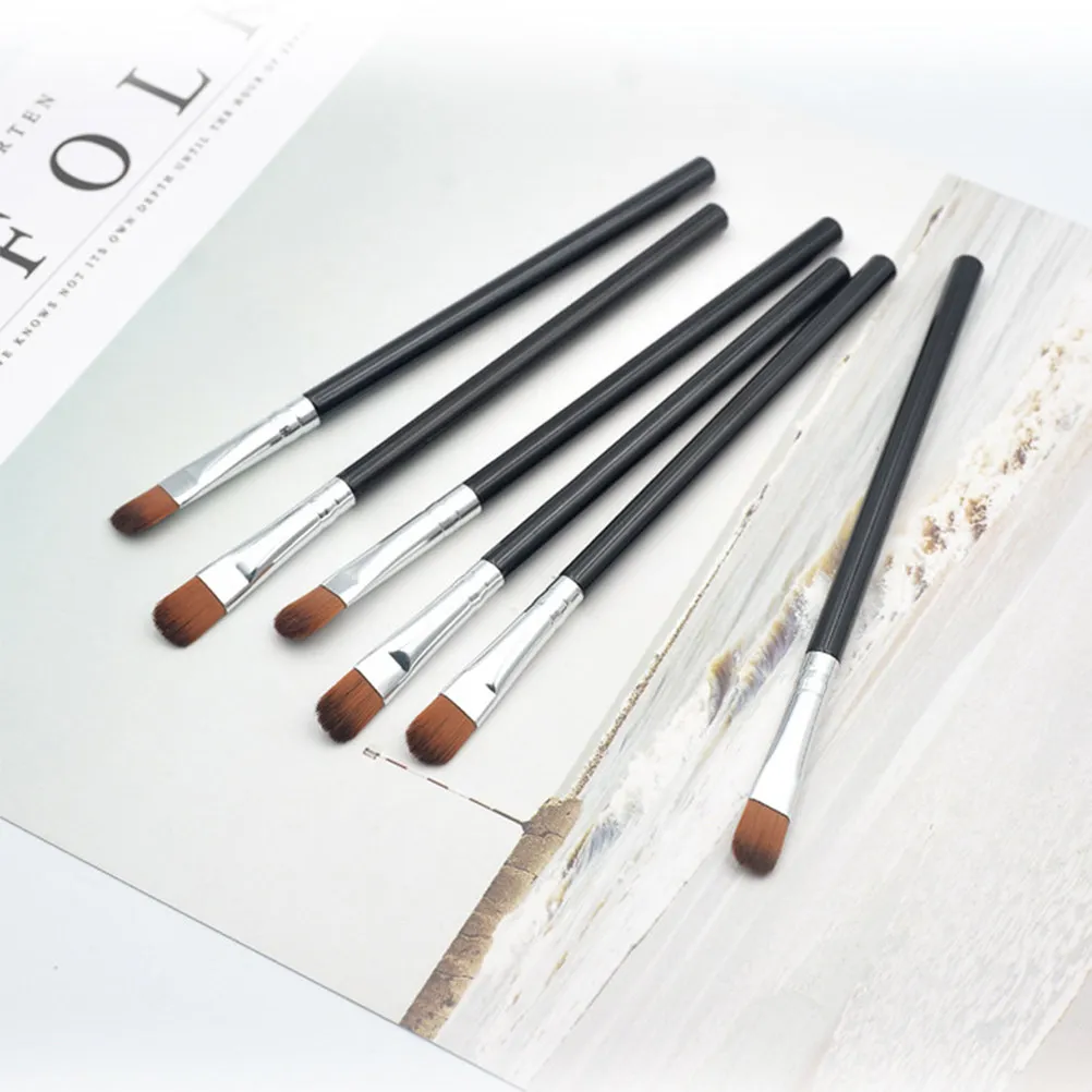 25Pcs Thin Makeup Brushes Precision Angled Tips for Eyeliner Concealer Lip Brow Shading Easy Clean Compact Design Women