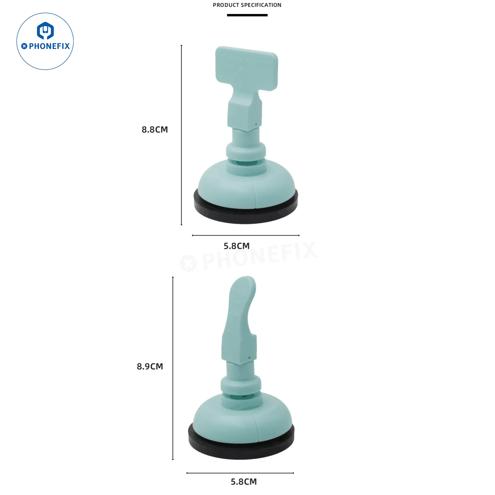 Alat pembuka layar ponsel, dengan Cup penyedot layar ponsel cepat untuk sinar matahari SS-601G Plus/S-918F Plus/RL-601S Plus