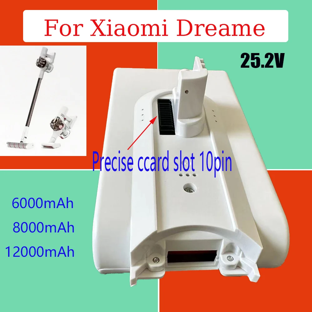 

For Xiaomi Dreame V8 V9 V10 Lithium Battery V9P XR VVN3 VVN4 Handheld Cordless Vacuum Cleaner Parts Replacement Battery