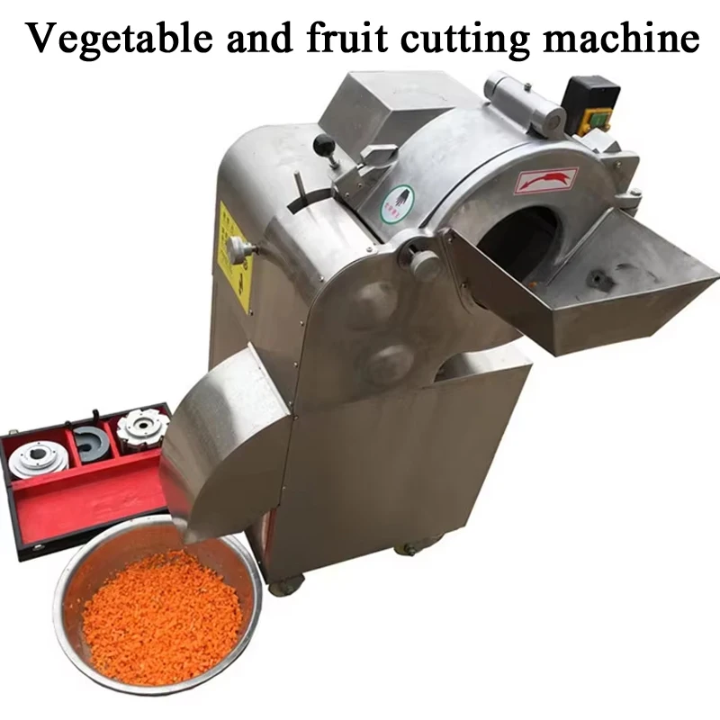 

Commercial Dicing Machine Automatic Vegetable Fruit Cutter Potato Carrot Onion Granular Cube Cutting Shredder