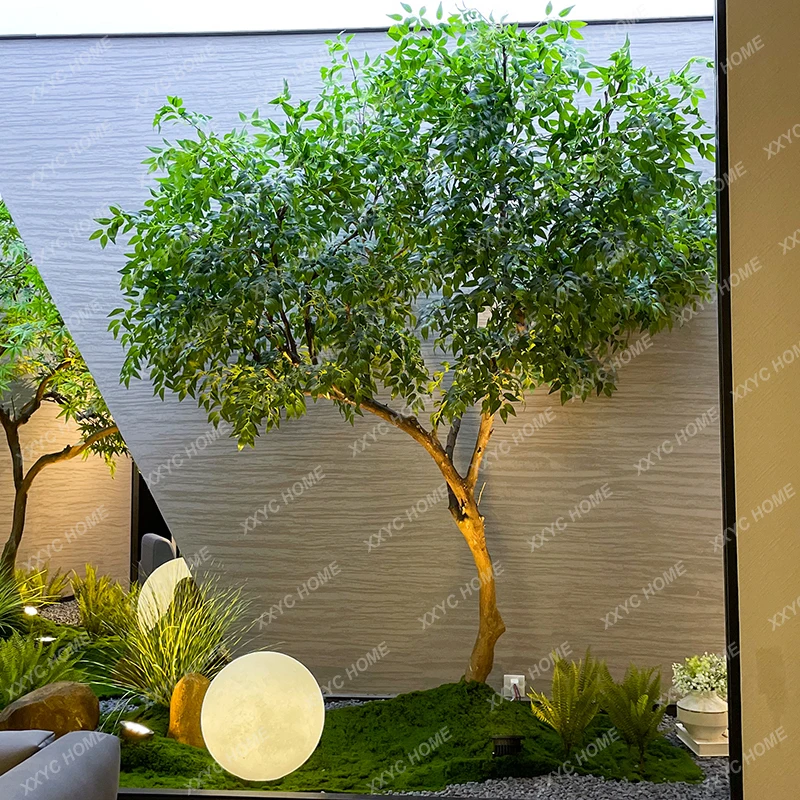 

Simulation Banyan Tree Large Fake Trees Wishing Tree Hotel Mall Wedding Showcase Tool Indoor and Outdoor Green Plant