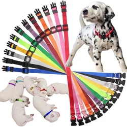 12Pcs/set Soft Nylon Puppy Whelping Id Collars Adjustable Breakaway Litter Collars Baby Dog Id Bands Pet Identification