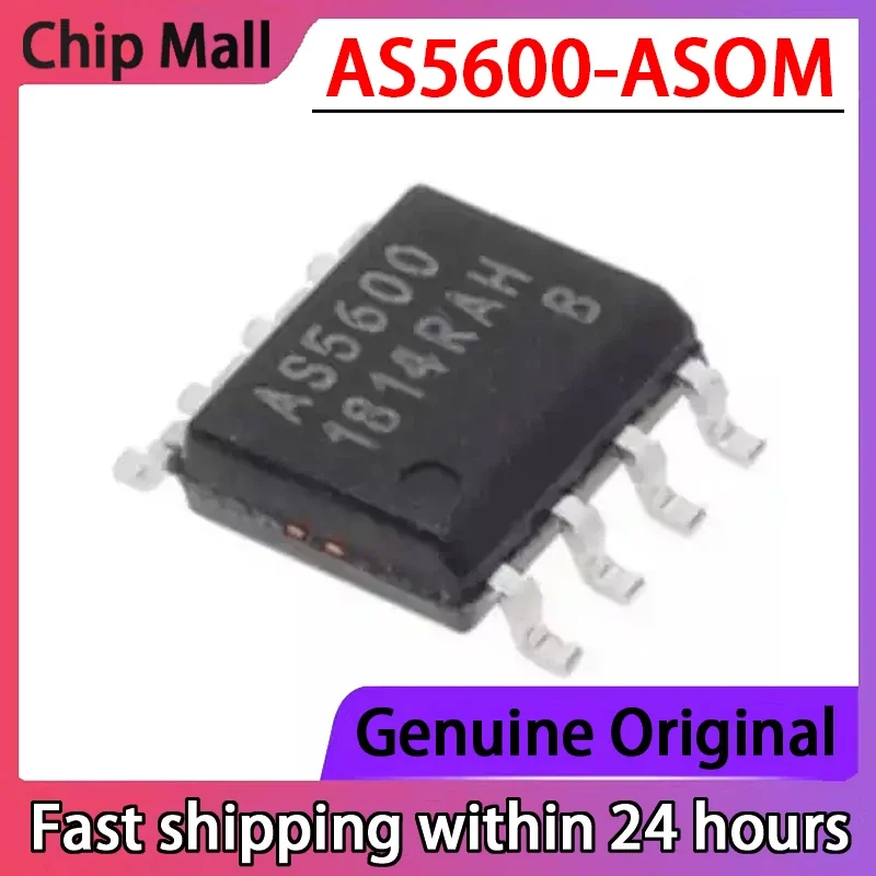 

5PCS Original AS5600 AS5600-ASOM Packaging SOP-8 Magnetic Encoder IC Chip