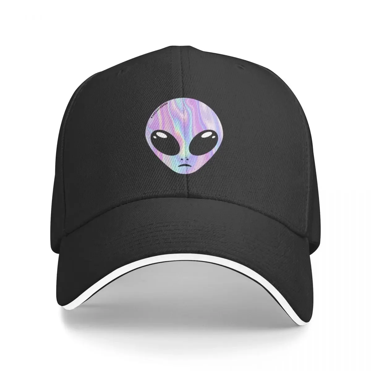 Alien head - Holographic pink skin Baseball Cap Beach Luxury Cap Women's Beach Outlet Men's