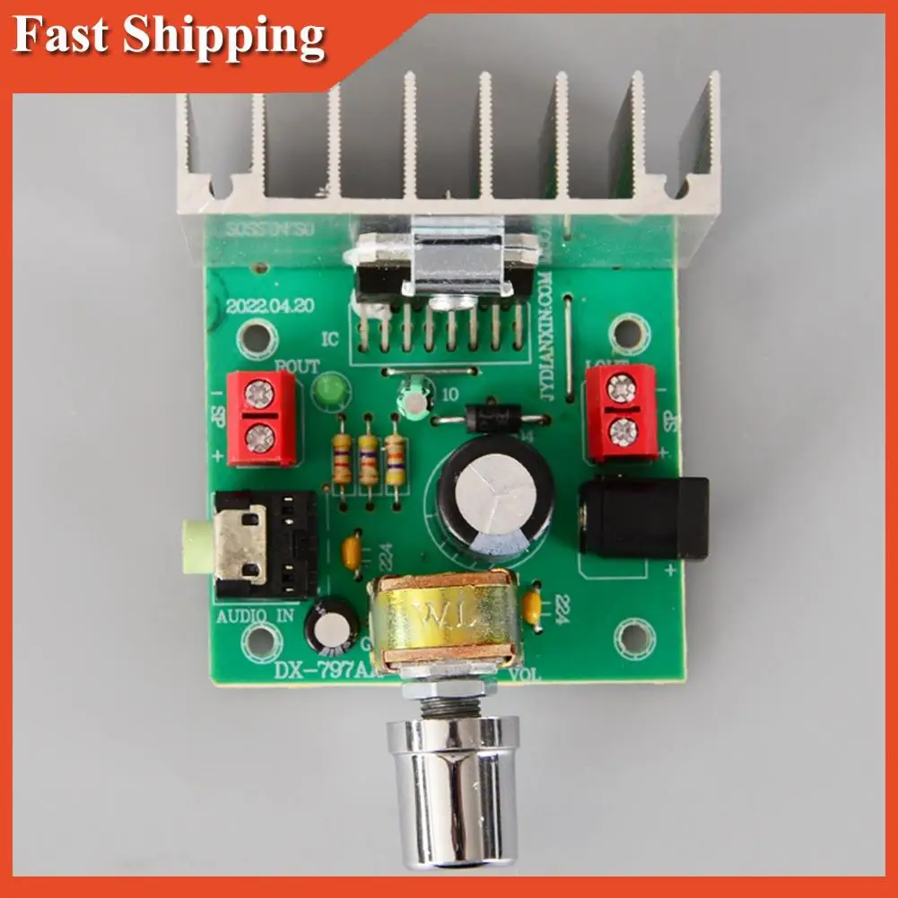 Carte amplificateur de puissance efficace TDA7377 à deux canaux 35W + 35W, amplificateur de puissance Audio numérique pour voiture
