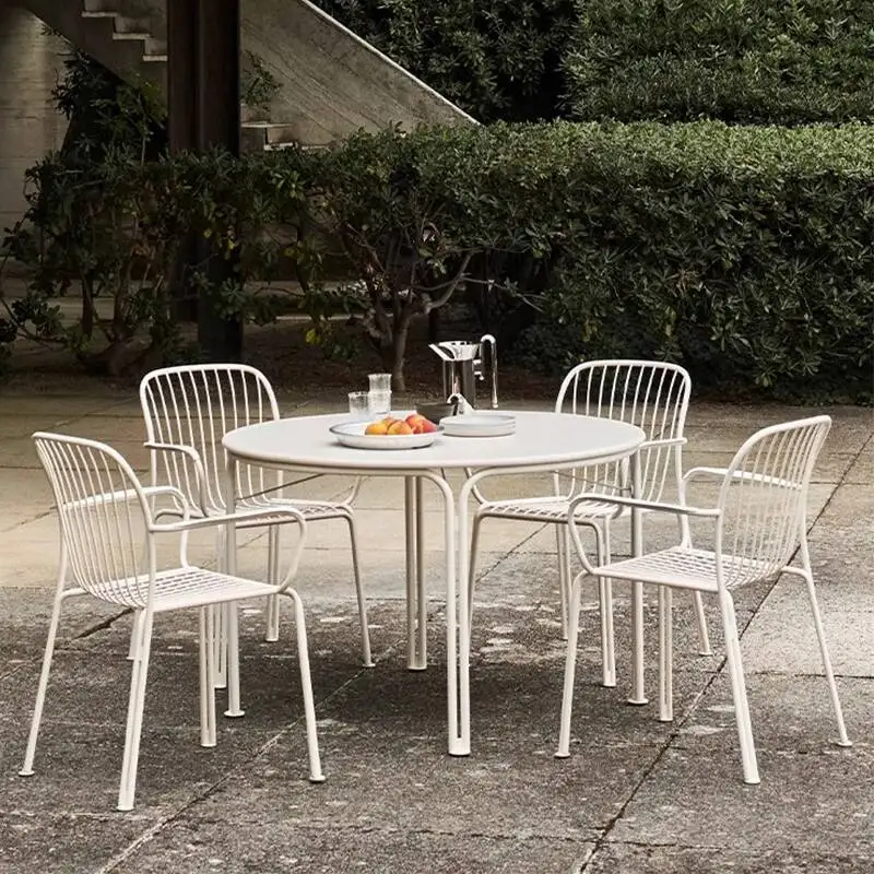 Coffee Mobile Garden Furniture Sets Kitchen Restaurant Conference Table Outdoor Chairs Nordic Mesas De Comedor Home Furniture
