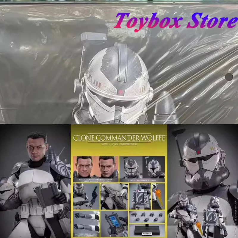 

HOTTOYS HT TMS141 1/6 Clone Wolfpack Commander Wolfte Man Action Figure Star Wars Fans Collectible Delicate Soldier Model Gift