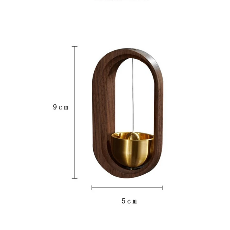 Sinos De Campainha De Madeira Decorativos Leves, carrilhão De Alerta De Entrada, enfeites De Porta De Entrada, sinos de vento