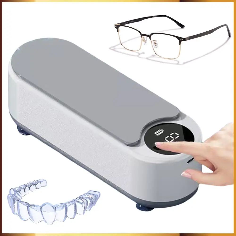 

Ultrasonic Cleaning Machine High Frequency Eyeglass Cleaner Glasses Cleaner for Eyeglasses Rings Necklaces Denture