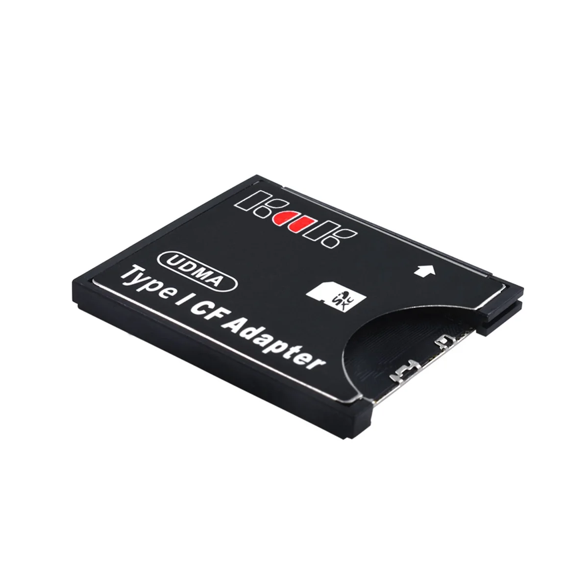 Adaptador de SD a CF tipo I, compatible con tarjeta SD SDHC SDXC MMC a Flash compacto estándar, convertidor de lector de tarjetas tipo I