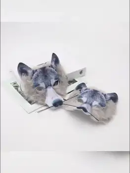 1個動物狼面具,適合所有人,可用於萬聖節派對聚會 8 最佳銷售 萬聖節面具 - №1