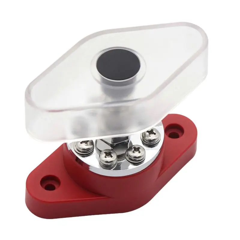 

Terminal Studs 12V Power Distribution Block 12V Bus Bar With Cover Max 300V AC 48V DC Battery Distribution Block