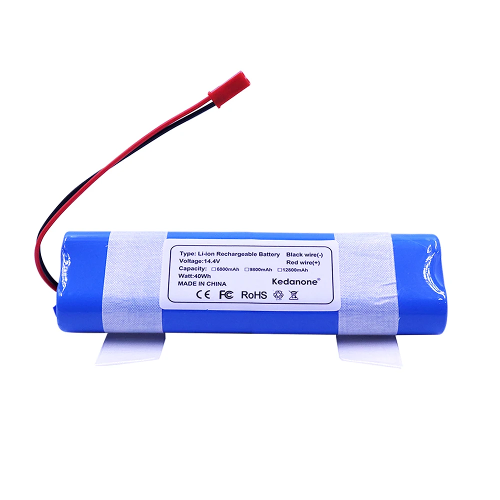 Imagem -04 - Bateria de Lítio para Ilife v5 V5s V50 v3 Plus V3s Pro Robô Aspirador de pó Ilife V5s Pro14.4v Bateria 14.8v 6800mah 12800mah