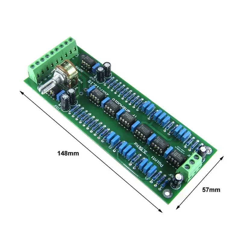 Bass Treble 2 Ways Audio Crossover NE5532P Frequency Divider Crossover Filters Audio Board