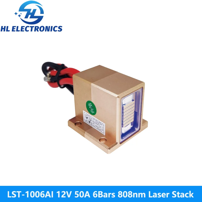 

LST-1006AI 12V 50A 6Bars 300W 808nm Laser Stack for Hair Removal