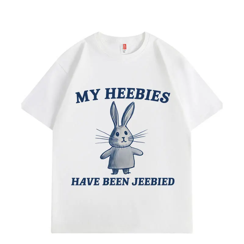 بلدي Heebies كان Jeebied تي شيرتات عجيبة موضة خمر تي شيرتات قصيرة الاكمام الرجال النساء الملابس عالية الجودة القطن تي شيرت