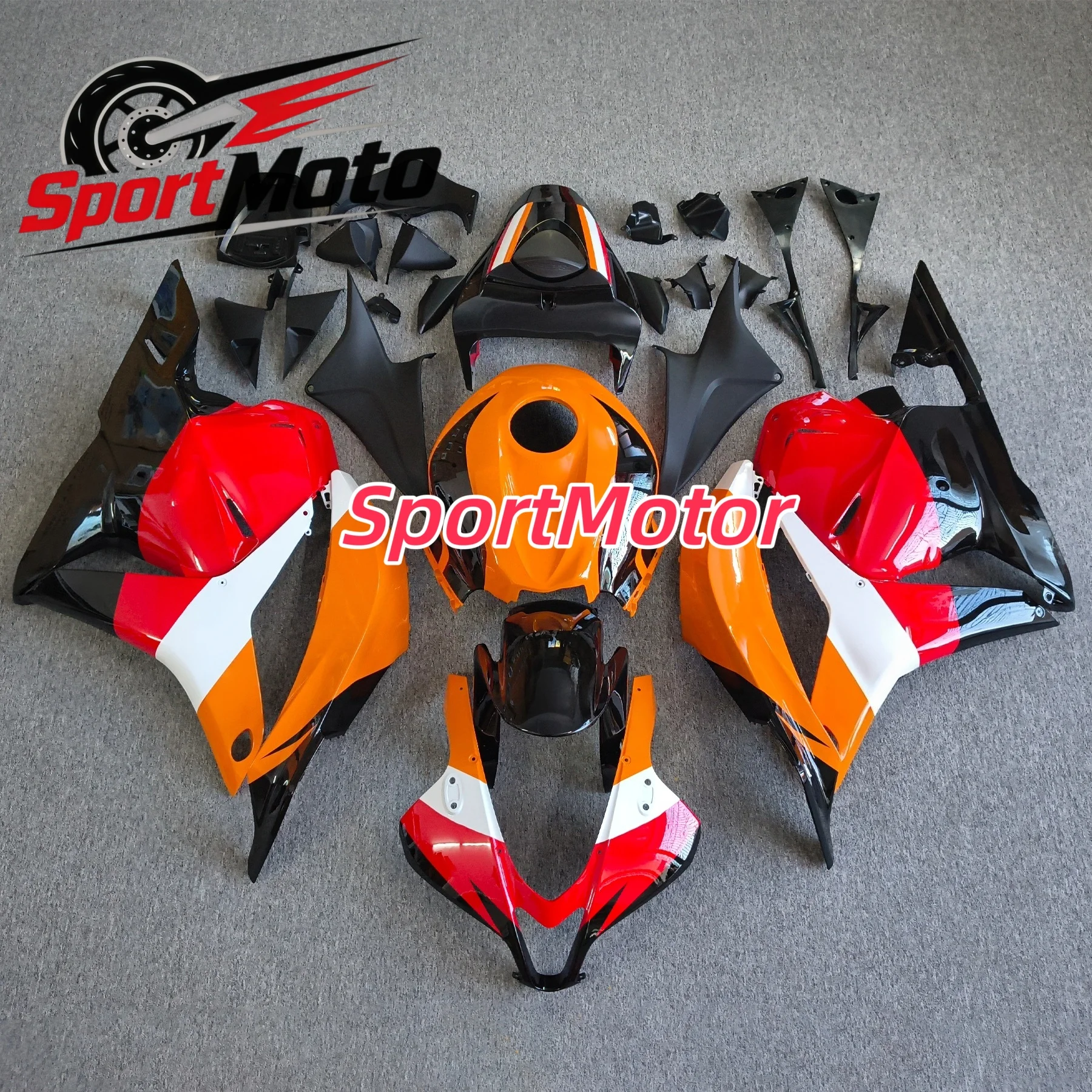 Motorcycle Fairing Kit For HONDA CBR600RR F5 2009 2010 2011 2012 CBR 600RR 09-12 Injection Hot Orange Red Fairing Bodywork Set