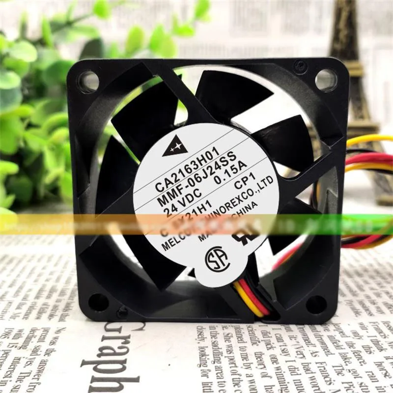 

New For CA2163H01 MMF-06J24SS-CP1 24V 0.15A 6025 Inverter Cooling Fan