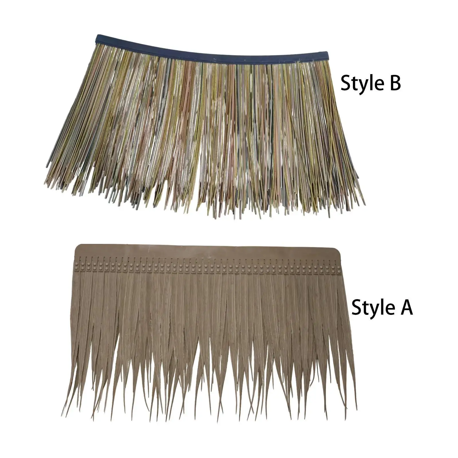 Fake Thatch Roof Grass Patio Sunshade Roll PE Material for Balcony Decoration Products and Outdoor Events