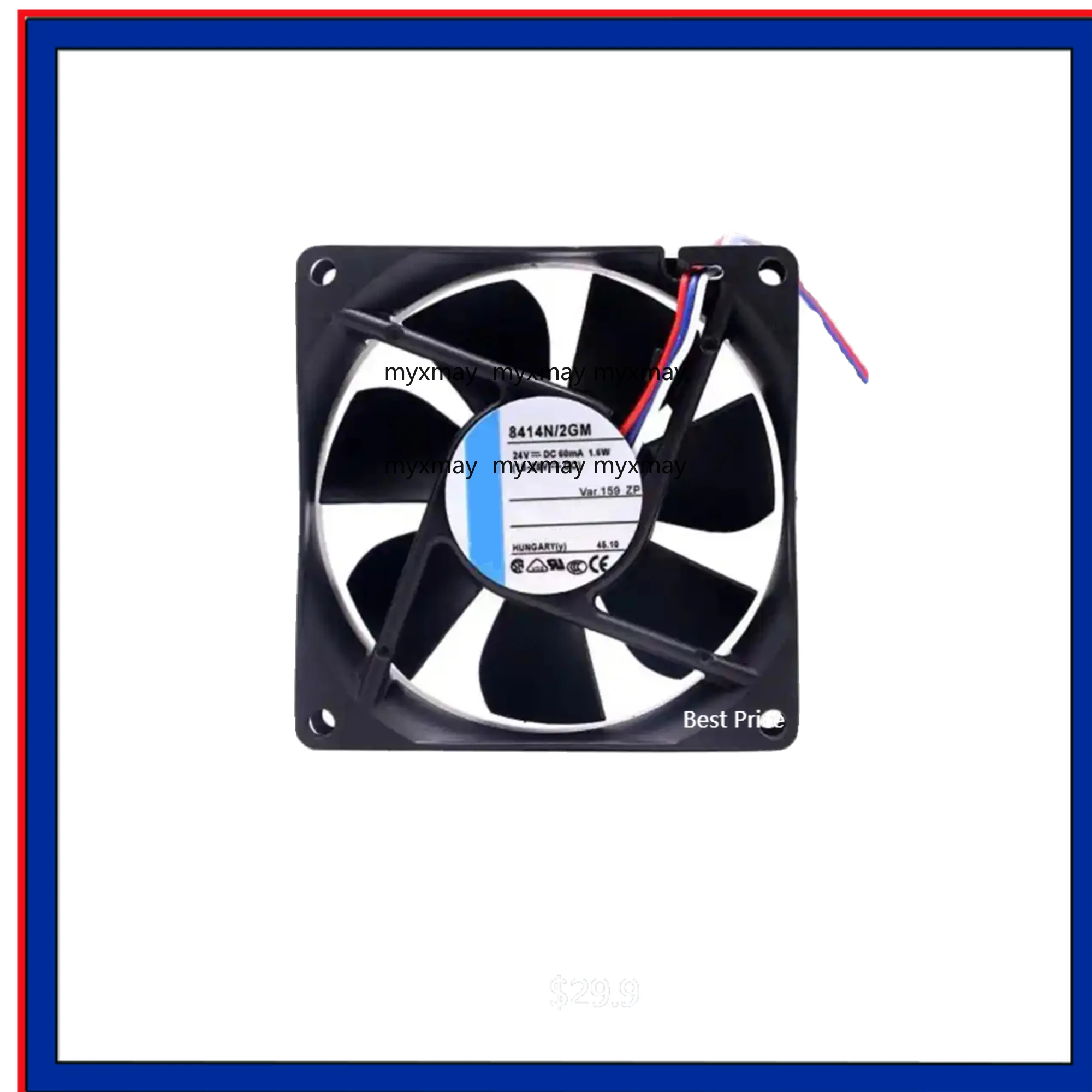 

Cooling Fan 8414GM DC 24V 1.2W 8cm 8025 80X80X25MM 2-Wire