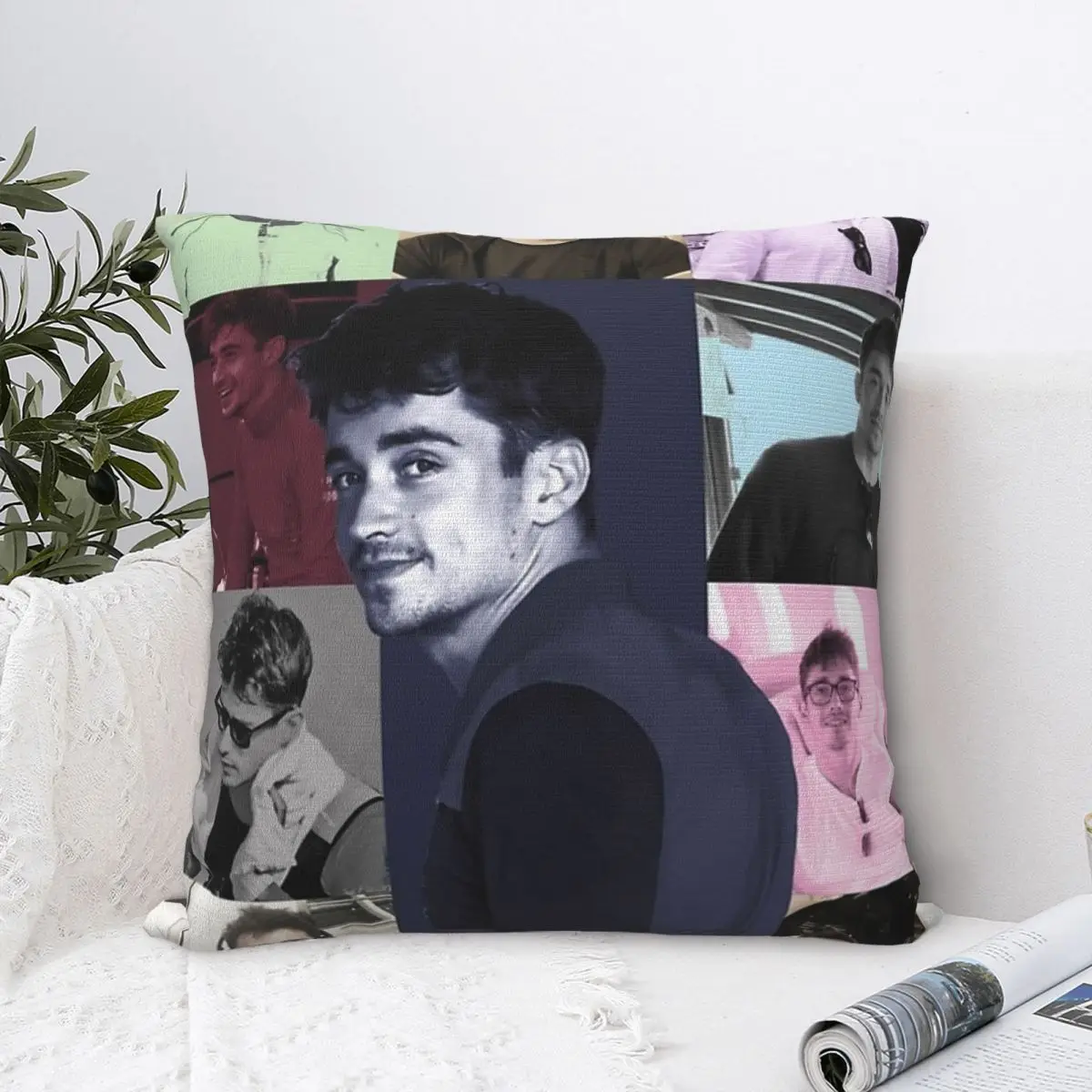 Charles Leclerc Eras Tour Pillow Covers Couch Cushion Case Cute Decorative Pillowcase 40*40