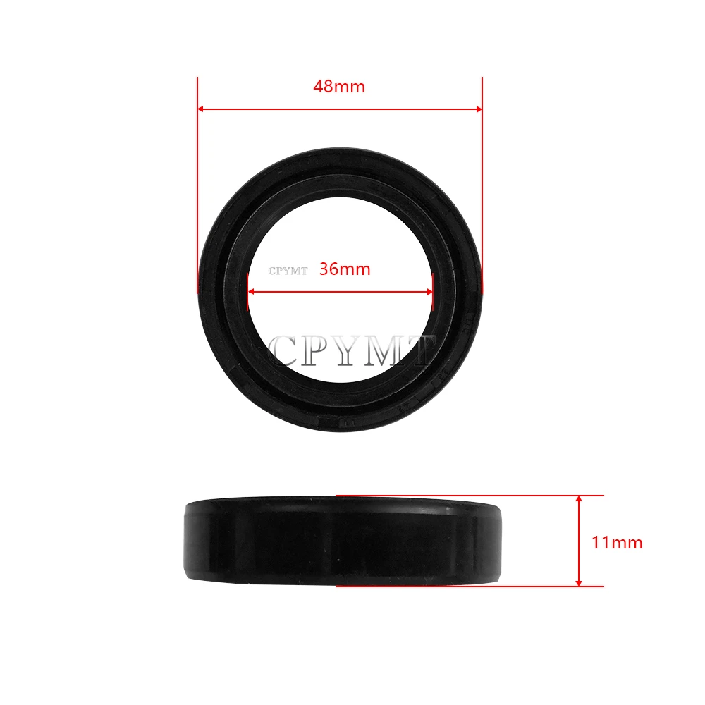 36x48x11 Front Fork Oil Seal & Dust Cover 36 48 Fit For DT50R DT50 RSM DT50 X XT125 R XT125R BRA XT125 X XT125X BRA 2003-2010