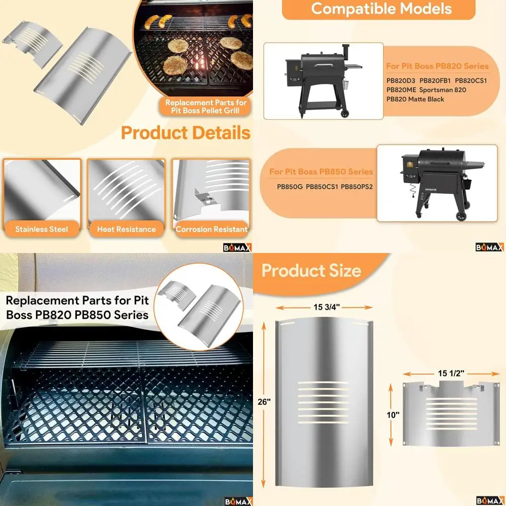 

Pit Boss 820D3 & 850 Series Pellet Grill Replacement Slide Cover and Bottom Kit