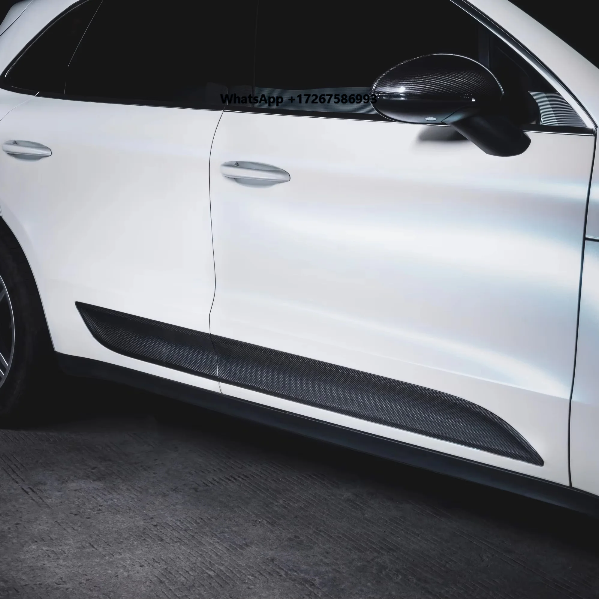 

For Macan 2014 2015 2016 2017 2018 2019 2020 2021 2022 2023 2024 2025 2026 95B Upgraded Dry Carbon Fiber Door Panel Trim