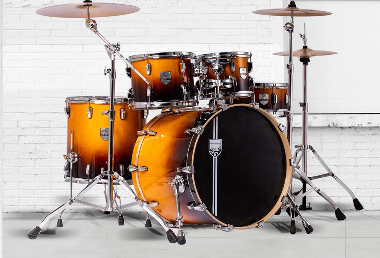 Showman Series Sunset Time Cymbals Not Included Drum Set