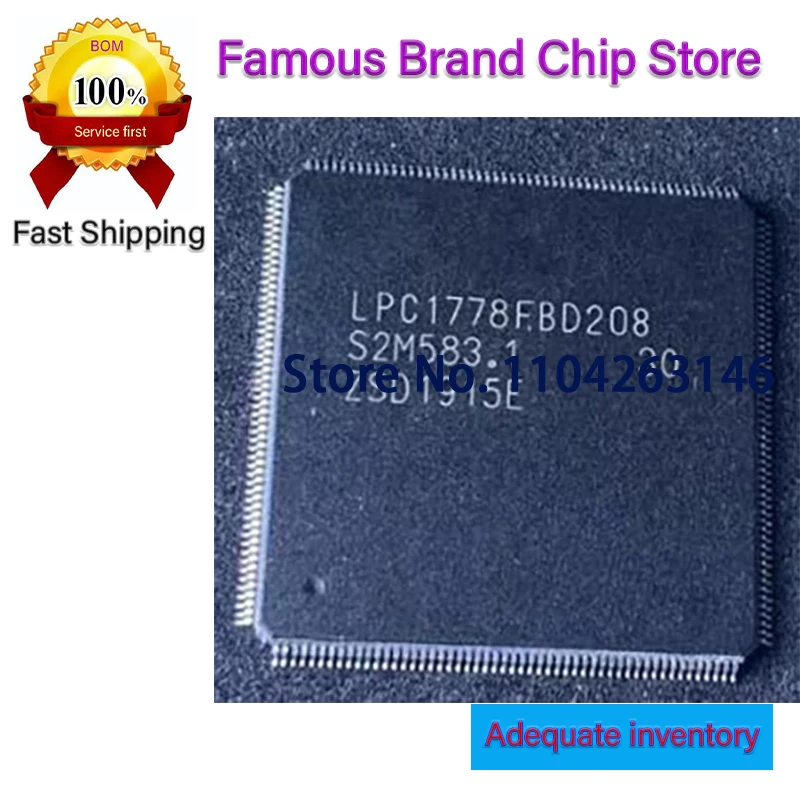 LPC1778FBD208 LPC1778 LQFP-208 New  5PCS