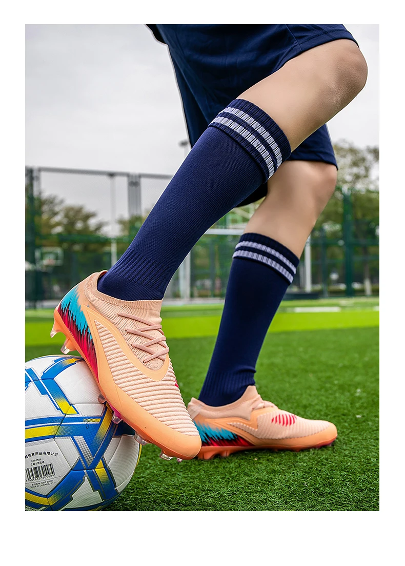 Neue Fußballschuhe für Herren, Stollenschuhe für Fußballspiele und Training, lange Stollen, FG, ultraleicht, rutschfest, Outdoor, Dropshipping. – Detail 11