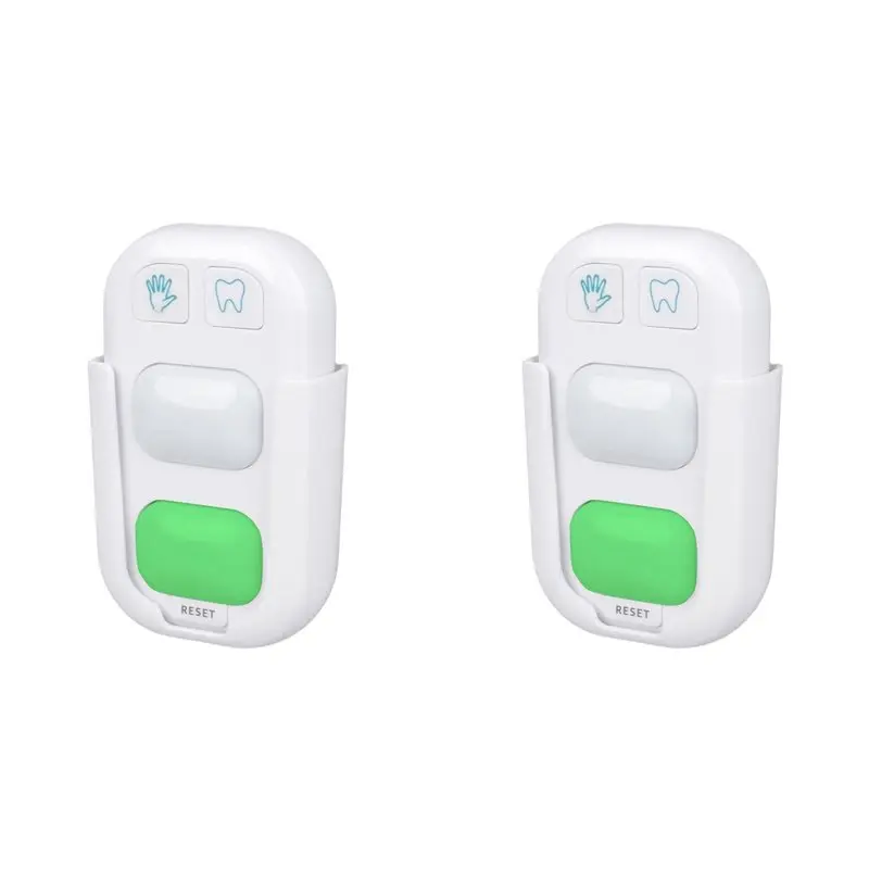 

T83C-2X Timer For Kids,Wireless Battery Powered 2 Minutes Teeth Brush Timer,20 Seconds Hand Washing Timer