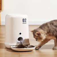 OEM 4L Pet Smart Feeder Automatic Food Dispenser With Camera Intelligent Timed Quantitative Visible Wifi Smart Pet Feeder